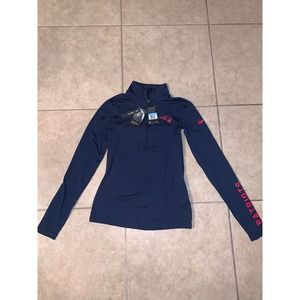 Nike Women's Patriots Warm 1/2 Zip Top